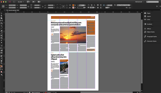 adobe indesign page numbers start on page 4